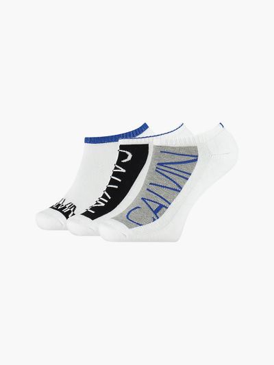 Calvin Klein Ruhák HU032540 | Calvin Klein Logo Trainer Férfi Zokni Fehér